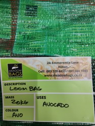 20Kg Loom Bag (Green, Purple)