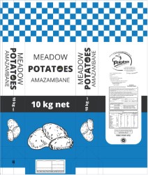 Potato Pocket (Meadow Bags 10Kg (Blue/White)